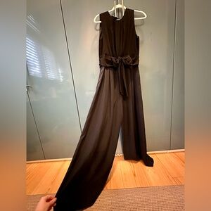 Zara Black Sleeveless Jumpsuit